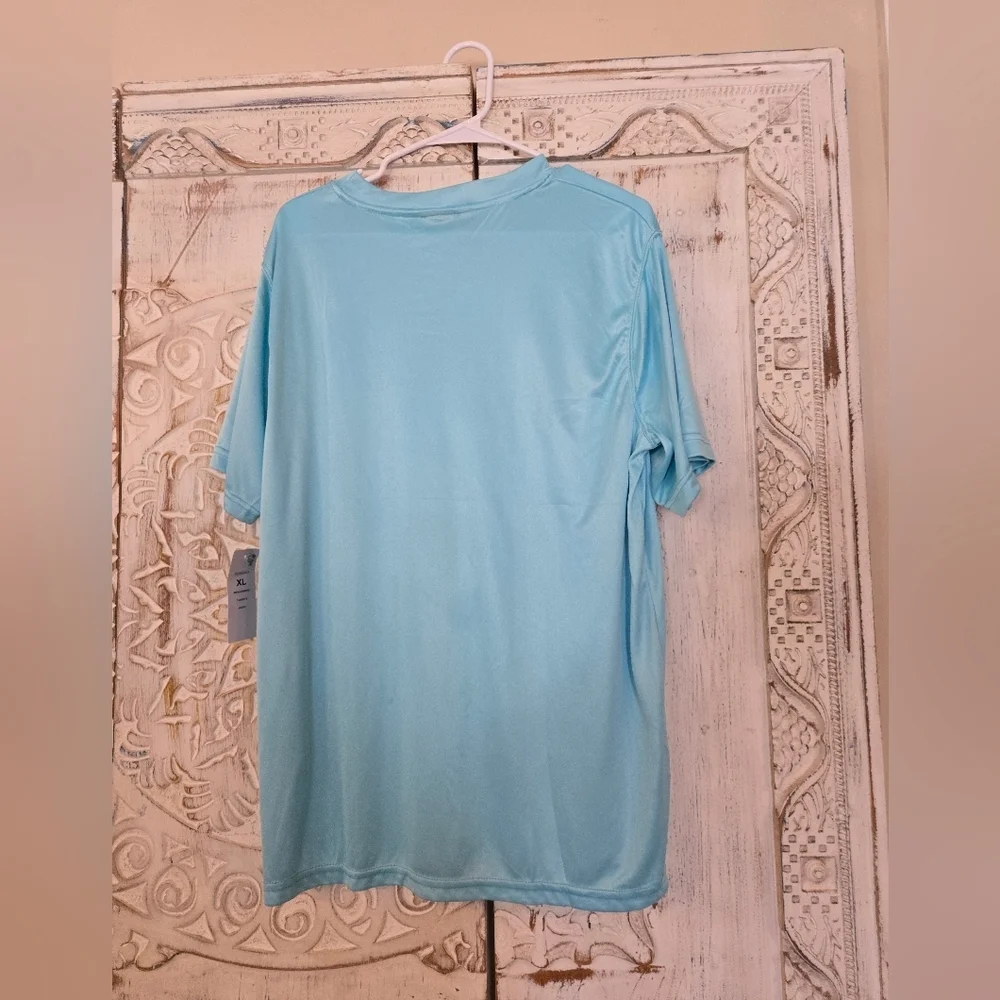 Adidas Men's Light Blue Graphic Tee Xl NWT